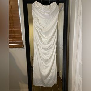 Fashinova curve BRIDAL corset satin wedding dress